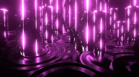 3d Rendering Motion graphic of modern city, smart city concept 스톡 일러스트