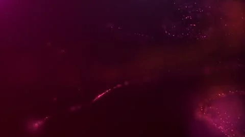 3D rendering of a multicolored, vibrant, abstract cloud of particles in space Illustrazione stock