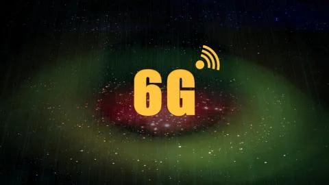 3d rendering of new generation of high-speed mobile technology for connecting Stock Photos
