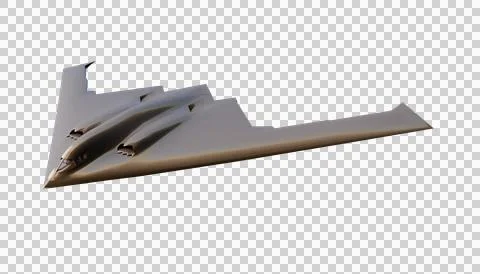 3D Rendering of the Northrop Grumman B2 Spirit stealth bomber Ilustración de archivo