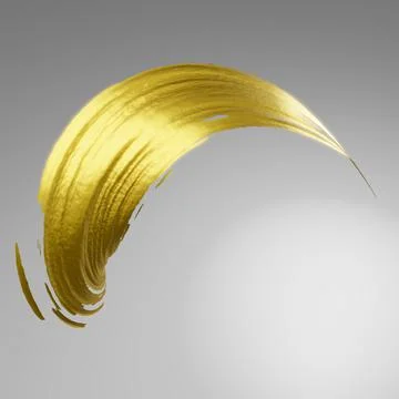 3d rendering. Oil paint on a light background. Spot in the form of a spiral. Stock Illustration
