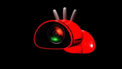 3d rendering of Outdoor CCTV security cameras installed on whatever you want  Stock Illustration