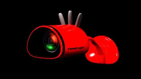 3d rendering of Outdoor CCTV security cameras installed on whatever you want  Stock Illustration