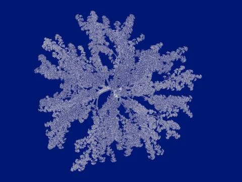 3d rendering of an outlined tree blueprint isolated on blue background イラスト素材