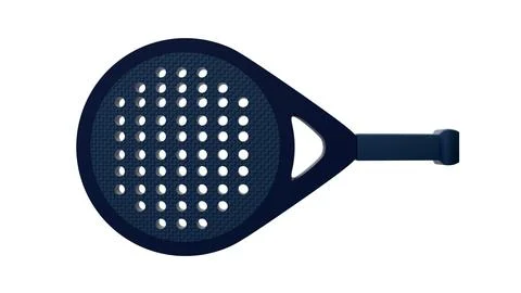 A 3d rendering of padel racket. Stock Illustration