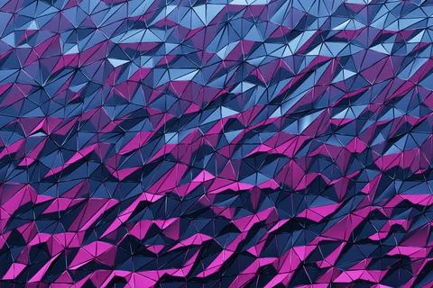 3D rendering.  Pattern of triangles of different shapes. Minimalistic pattern 스톡 일러스트