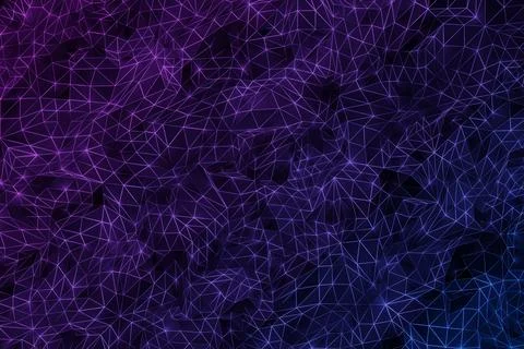 3D rendering.  Pattern of triangles of different shapes. Minimalistic pattern Stockillustratie