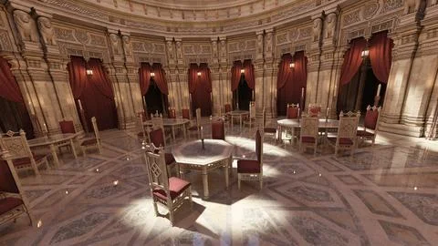3D Rendering Percian Palace Stock Illustration