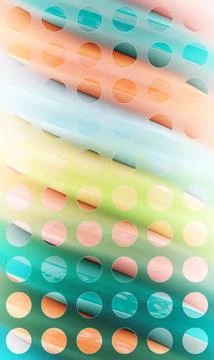 3D rendering, perfect shape, aesthetic, background with abstract multicolored Stockillustratie