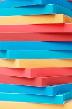 3D rendering, perfect shape, aesthetic, colorful background, futuristic energ Stockillustratie