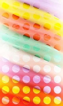 3D rendering, perfect shape, aesthetic, background with abstract multicolored Stock Illustration
