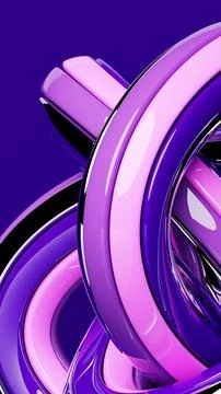 3D rendering, perfect shape, aesthetic, colorful background with abstract sha Stock Photos