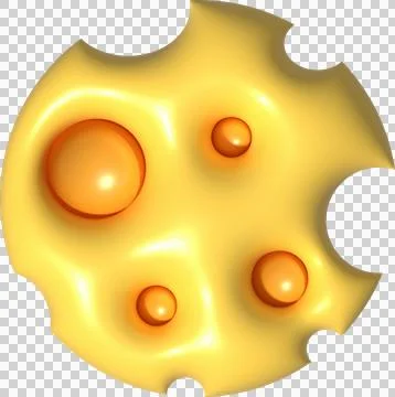 3d rendering Piece of cheese, cheese icon, cheese realistic food 스톡 일러스트