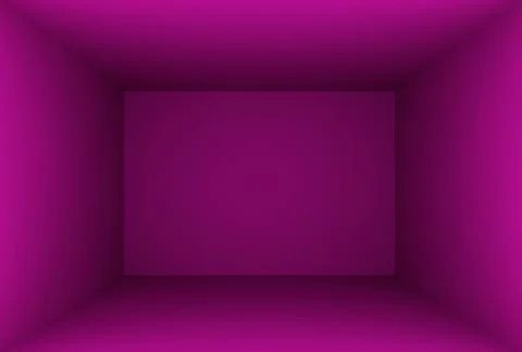 3D Rendering pink Empty room, illustration Stock Illustration