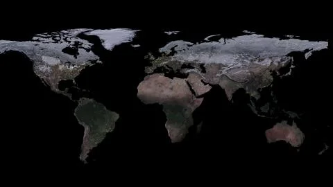 3D rendering of planet Earth. You can see continents, cities. Elements of this i イラスト素材