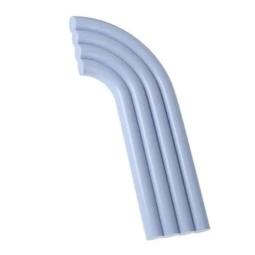 3d rendering of plaster molds Abstract geometry blue figure. Minimalistic forms 스톡 일러스트