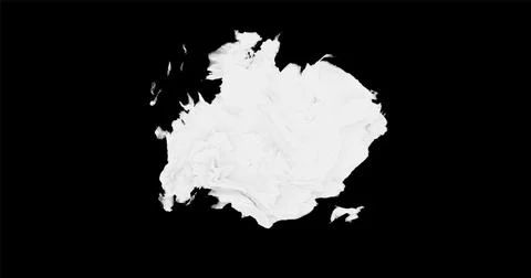 3d rendering. Plaster or paint smear template for your brush. Graphic black a Stock Illustration