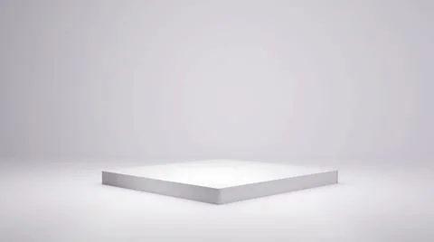 3d rendering podium for product placement and editable color Иллюстрация