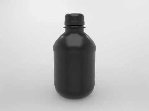 3D Rendering Product Packaging Template Illustrazione stock