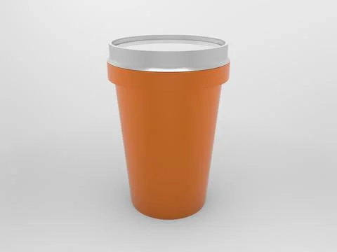 3D Rendering Product Packaging Template Stockillustratie