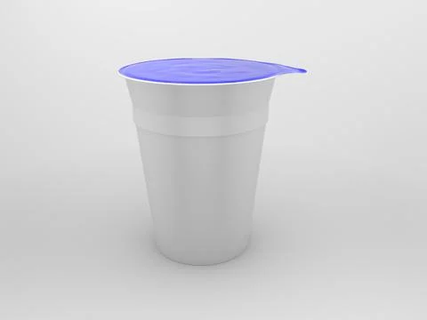 3D Rendering Product Packaging Template Stockillustratie