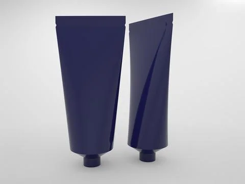 3D Rendering Product Packaging Template Stockillustratie