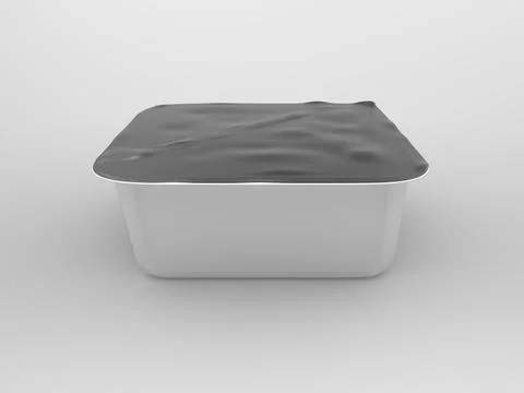 3D Rendering Product Packaging Template Stockillustratie