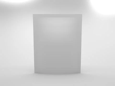 3D Rendering Product Packaging Template Stockillustratie