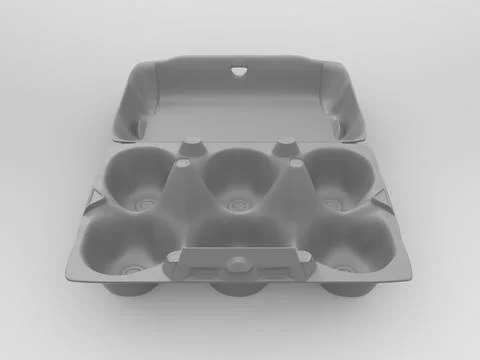 3D Rendering Product Packaging Template Stockillustratie