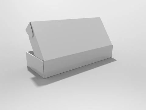 3D Rendering Product Packaging Template Illustrazione stock