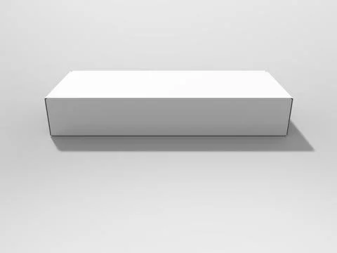 3D Rendering Product Packaging Template Illustrazione stock