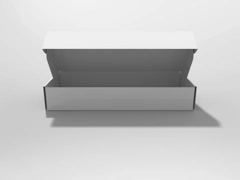 3D Rendering Product Packaging Template Illustrazione stock