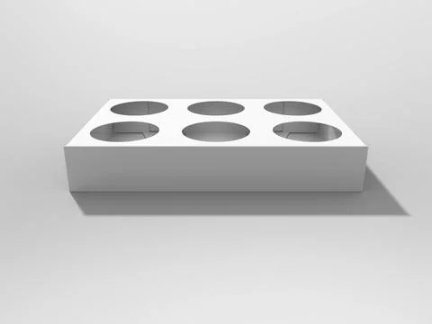 3D Rendering Product Packaging Template Stock Illustration