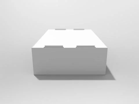 3D Rendering Product Packaging Template Stock Illustration