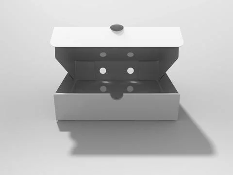 3D Rendering Product Packaging Template Stock Illustration