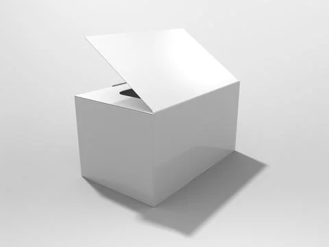 3D Rendering Product Packaging Template Stock Illustration