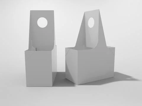 3D Rendering Product Packaging Template Stock Illustration