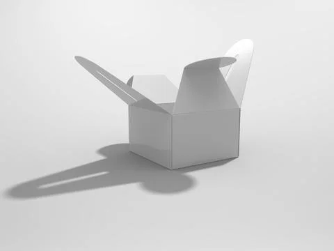 3D Rendering Product Packaging Template Stock Illustration