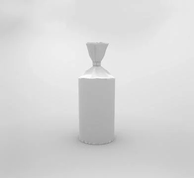 3D Rendering Product Packaging Template Stock Illustration