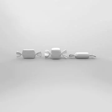 3D Rendering Product Packaging Template Illustrazione stock