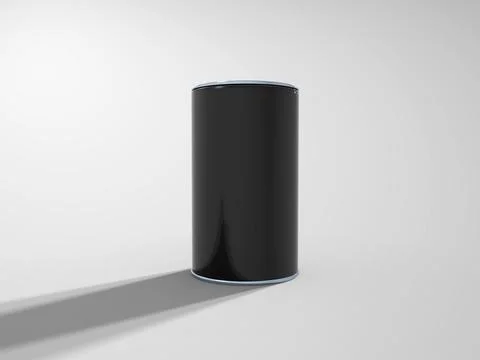 3D Rendering Product Packaging Template Stockillustratie