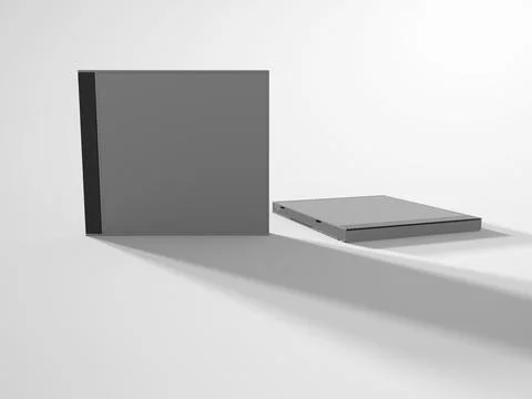 3D Rendering Product Packaging Template Illustrazione stock