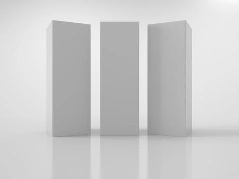 3D Rendering Product Packaging Template Stock Illustration