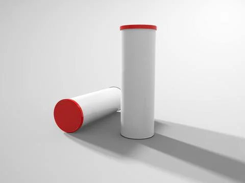 3D Rendering Product Packaging Template Stock Illustration