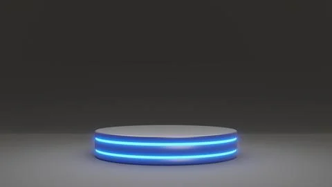 3D rendering product stand pedestral podium platform stage in studio. Moder.. Stock Illustration
