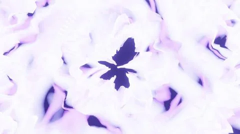 3d Rendering. Purple Soft colored abstract futuristic background Stock Illustration