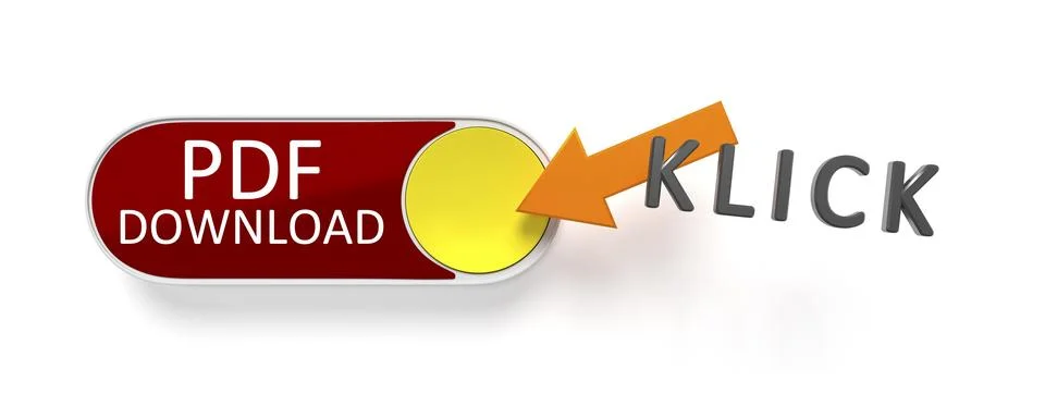 3d rendering of a push button pdf download Stock Illustration