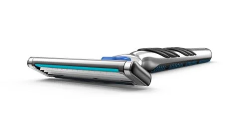 3d rendering razor design Stock Photos