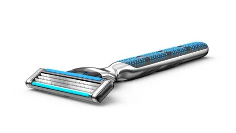 3d rendering razor design Stock Photos