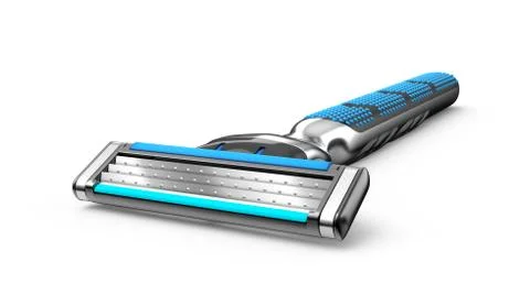 3d rendering razor design Stock Photos